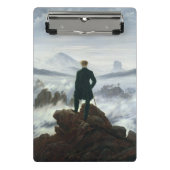 Der Wanderer über dem Nebel-Meer, 1818 Mini Klemmbrett (Vorderseite)