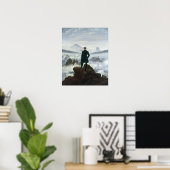 Der Wanderer über dem Nebel-Meer, 1818 Poster (Heimbüro)