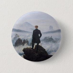 Der Wanderer über dem Nebelmeer Button