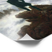 Der Wanderer über dem Nebelmeer Fotodruck (Ecke)