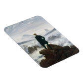Der Wanderer über dem Nebelmeer Magnet (Rechte Seite)