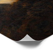 Der Wanderer über dem Nebelmeer von Friedrich Poster (Ecke)