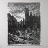 Der Wanderjuw im Friedhof Poster (Vorne)