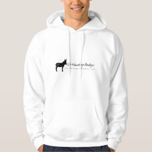Der wandernde Esel-weiße LogoHoodie S Hoodie