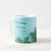 Der Wandernde Spatzen-Mug Kaffeetasse (Vorderseite Links)