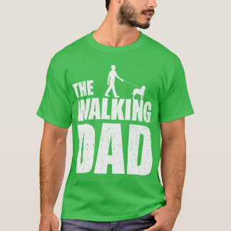 Der wandernde Vater Labrador Hundespaziergänger Fr T-Shirt