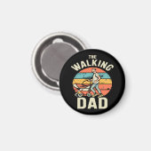 der wandernde Vater Magnet (Vorderseite/Rückseite)