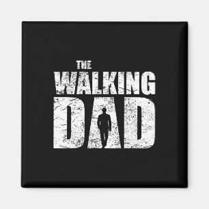 Der wandernde Vater Vater schenkt dem Toten Retro Magnet