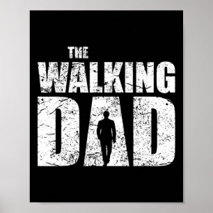 Der wandernde Vater Vater schenkt dem Toten Retro  Poster