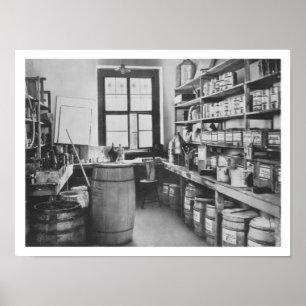 Der Wandstudio-Lagerraum, von den Werkstätten von Poster
