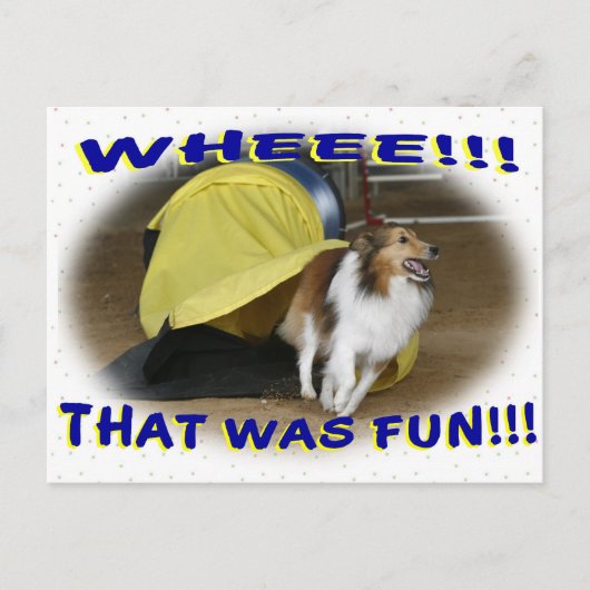 Der war Spaß Postkarte (Vorderseite)