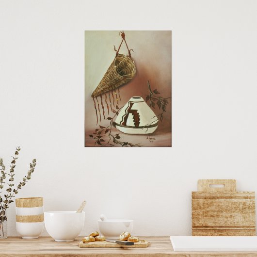 Der Warenkorb Poster (Küche)