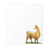 Der Warnlama-Notepad Notizblock (Vorderseite)