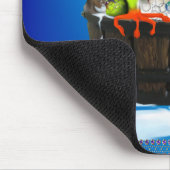 Der waschende Frosch Mousepad (Ecke)