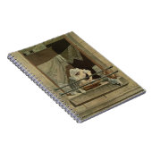 Der Washerwoman, graviert von J. Laurent Julien Notizblock (Rechte Seite)