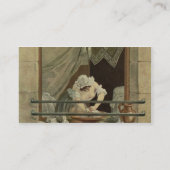 Der Washerwoman, graviert von J. Laurent Julien Visitenkarte (Rückseite)