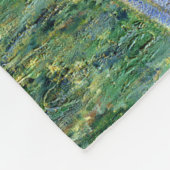 Der Wasser-Lilie Teich durch Monet schöne Kunst Fleecedecke (Ecke)