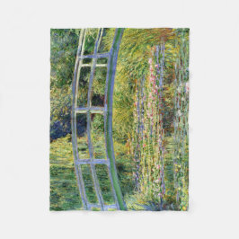 Der Wasser-Lilie Teich durch Monet schöne Kunst Fleecedecke