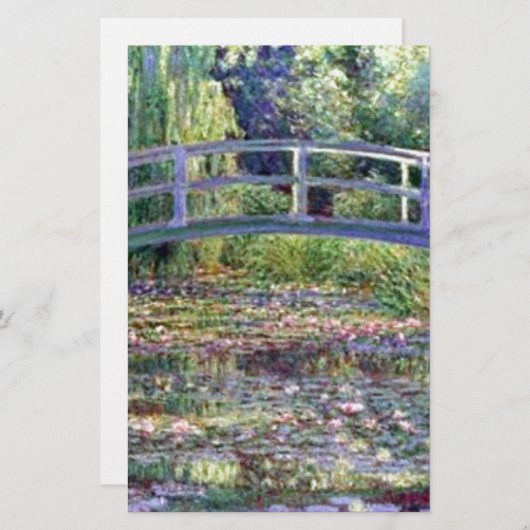 Der Wasser-Lilien-Teich durch Claude Monet Briefpapier (Vorne/Hinten)