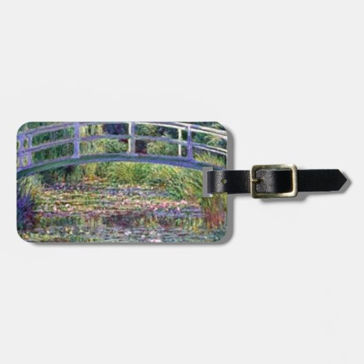 Der Wasser-Lilien-Teich durch Claude Monet Gepäckanhänger (Vorderseite horizontal)