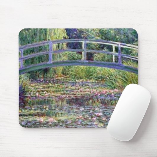 Der Wasser-Lilien-Teich durch Claude Monet Mousepad (Mit Mouse)