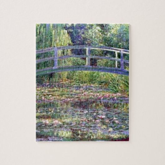 Der Wasser-Lilien-Teich durch Claude Monet Puzzle (Vertikal)