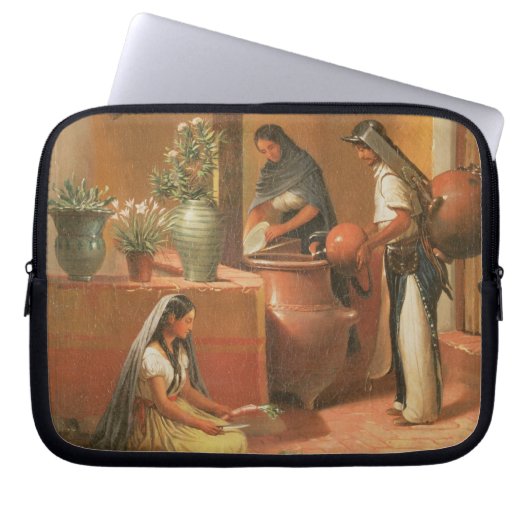 Der Wasser-Platz (Tortugo) Laptopschutzhülle (Vorderseite)
