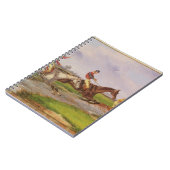 Der Wasser-Sprung: der HerbstSteeplechase bei Notizblock (Linke Seite)