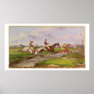 Der Wasser-Sprung: der HerbstSteeplechase bei Poster