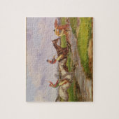 Der Wasser-Sprung: der HerbstSteeplechase bei Puzzle (Vertikal)