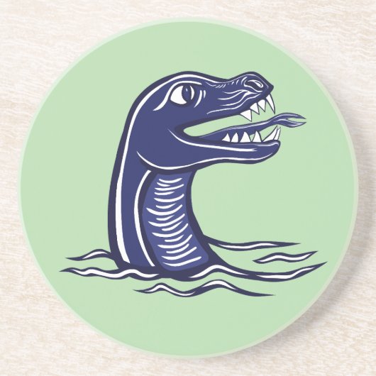 Der Wasserdrache Getränkeuntersetzer (Vorne)