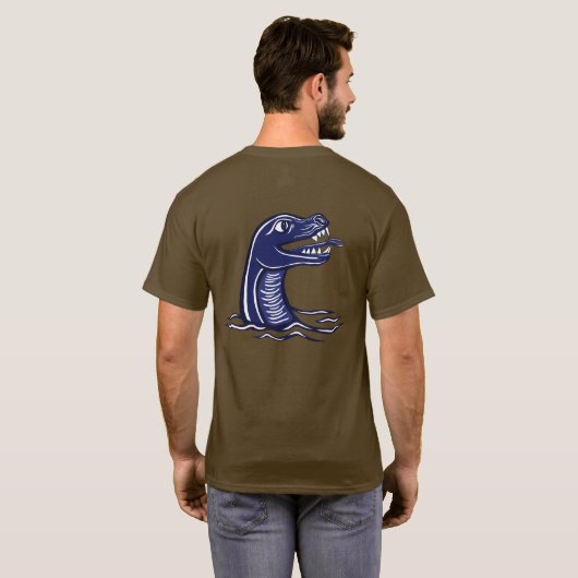 Der Wasserdrache T-Shirt (Schwarz voll)