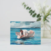 Der Wasserfächer, berühmte Kunst von Winslow Homer Postkarte (Stehend Vorderseite)