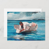 Der Wasserfächer, berühmte Kunst von Winslow Homer Postkarte (Vorne/Hinten)