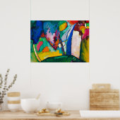 Der Wasserfall 1909 von Wassily Kandinsky Poster (Küche)