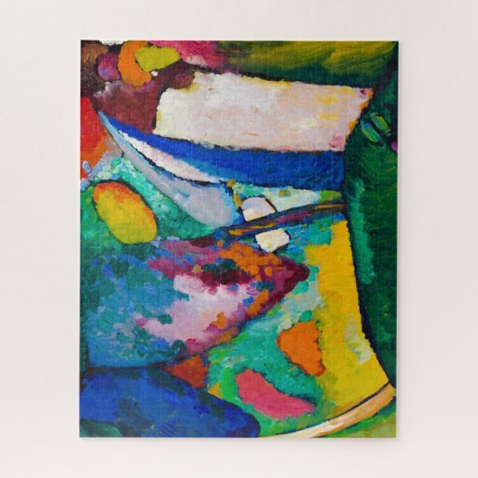 Der Wasserfall 1909 von Wassily Kandinsky Puzzle (Vertikal)