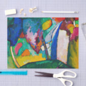 Der Wasserfall 1909 von Wassily Kandinsky Seidenpapier (Handwerk)