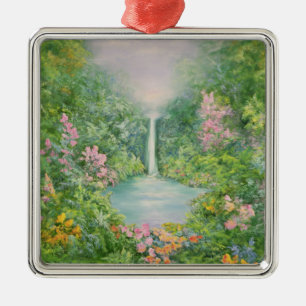 Der Wasserfall 1997 Silbernes Ornament
