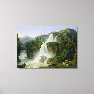 Der Wasserfall bei Tivoli, 1785 Leinwanddruck