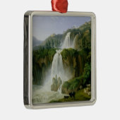 Der Wasserfall bei Tivoli, 1785 Silbernes Ornament (Rechts)
