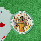 Der Wasserfall der amerikanischen Bow Arrow-Bäume Pokerchips