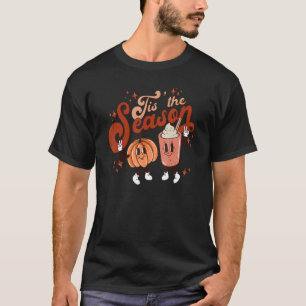 Der Wasserfall der Kürbiskuppe zeigt die Herbstrei T-Shirt