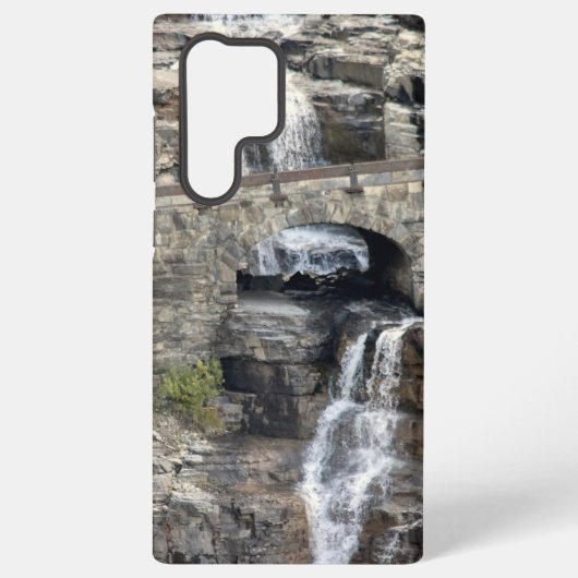 Der Wasserfall im Glacier Samsung Phone Cases Galaxy Hülle (Rückseite)