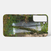 Der Wasserfall im Wald Samsung Phone Case Galaxy Hülle (Rückseite (Horizontal))
