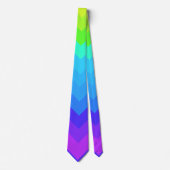 Der Wasserfall (Regenbogen-Streifen) Krawatte (Vorderseite)