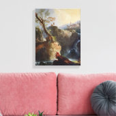 Der Wasserfall von 1773 Leinwanddruck (Insitu (Wohnzimmer))