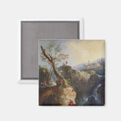 Der Wasserfall von 1773 Magnet (Vorderseite/Rückseite)