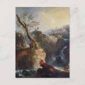 Der Wasserfall von 1773 Postkarte (Vorderseite)