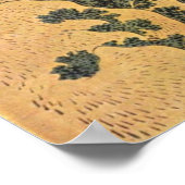 Der Wasserfall von Amida von Katsushika Hokusai Poster (Ecke)