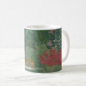 Der Wasserfall von Henri Rousseau, Vintage Kunst Kaffeetasse (VorderseiteRechts)